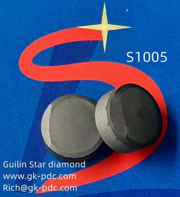 25mm 26mm çapa matkap uçları için S1005 PDC Polikristal Elmas Kesiciler OEM ODM