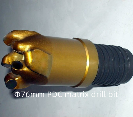 Kömür Madenciliği için Kaya Delme Matrisi Gövdesi PDC Matkap Ucu 76mm Çap