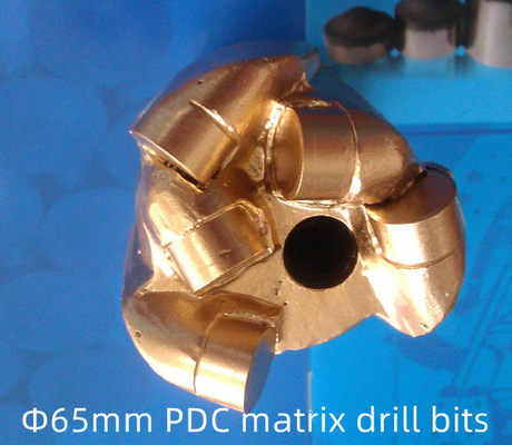 ISO9001 Sertifikası Matris Gövdesi PDC Matkap Ucu Çapı 65mm Kömür Madeni Kullanımı