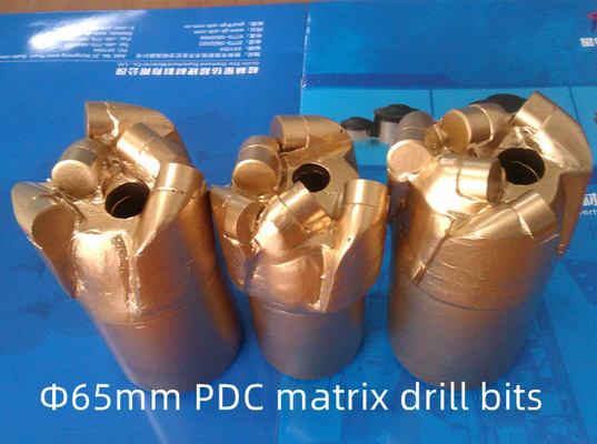 ISO9001 Sertifikası Matris Gövdesi PDC Matkap Ucu Çapı 65mm Kömür Madeni Kullanımı