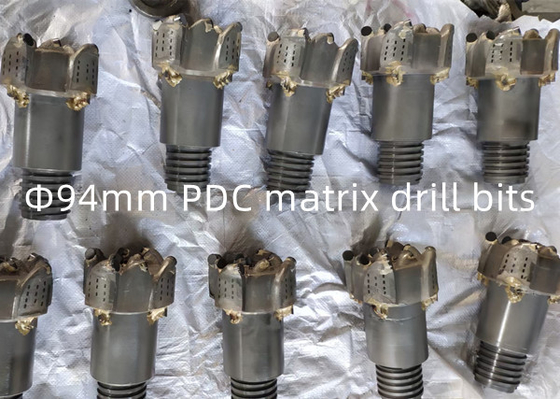 Sert Kırık Aşındırıcı Kayaları Delmek İçin 94mm Matrix Gövde PDC Matkap Ucu