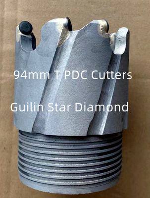 Kaynak araştırması için OEM PDC Çekirdek Matkap Uçları 96mm Çap