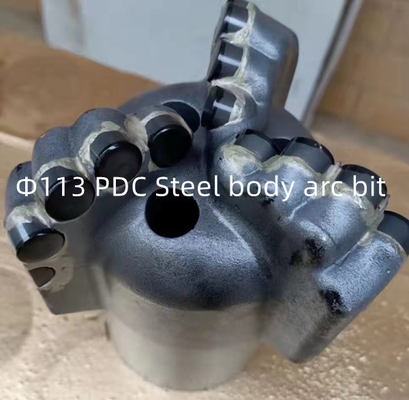 Kömür Madeni ve Matkap Deliği için Ark Açısı İçbükey Matkap Ucu 113mm Çap
