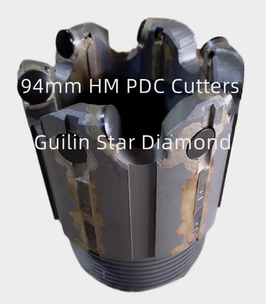 Kaynak araştırması için OEM PDC Çekirdek Matkap Uçları 96mm Çap